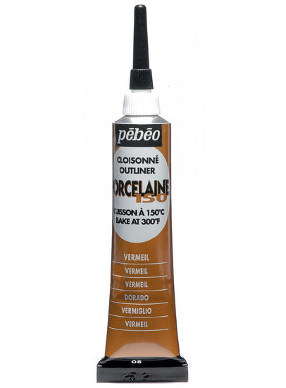 Relief outliner - porcelaine 150 - 20ml - vermeil gold
