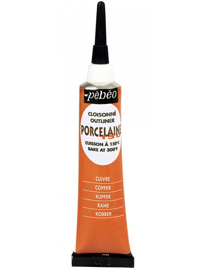 Relief outliner - porcelaine 150 - 20ml - copper