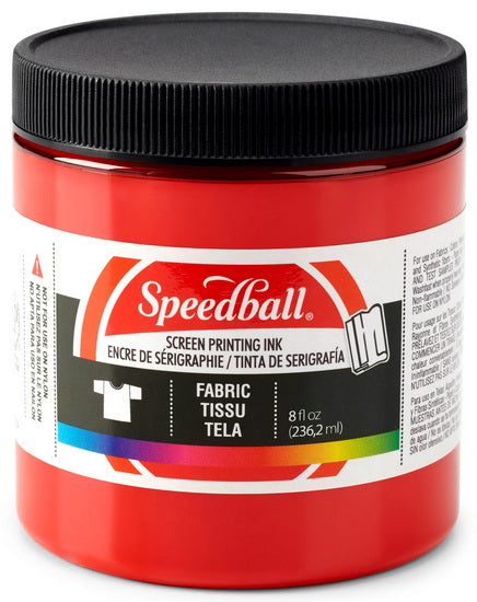 Screen printing ink - textile - red - 8oz