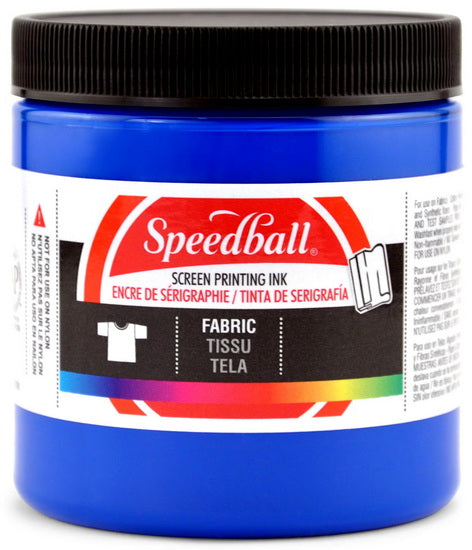 Screen printing ink - textile - blue - 8oz