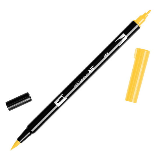 Dual brush pen light orange