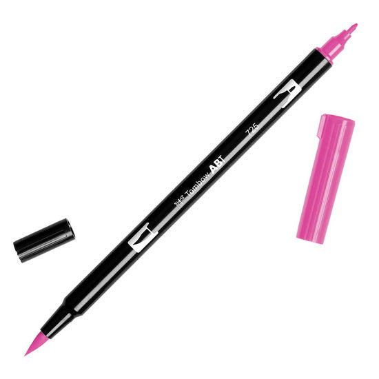 Dual brush pen rhodamine red