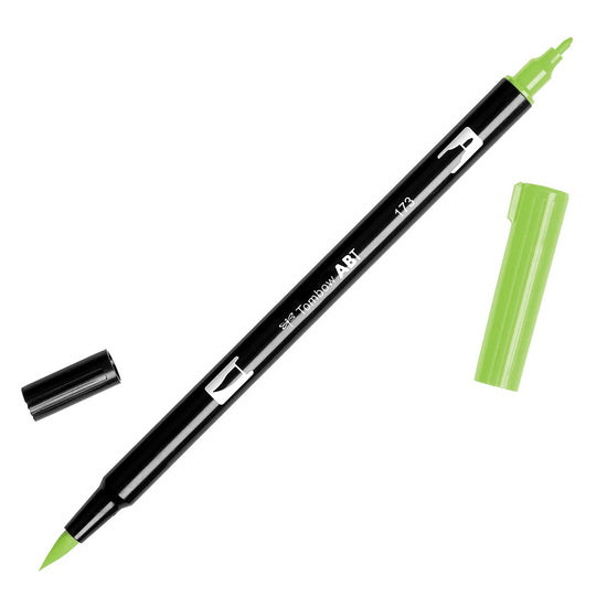 Dual brush pen willow green