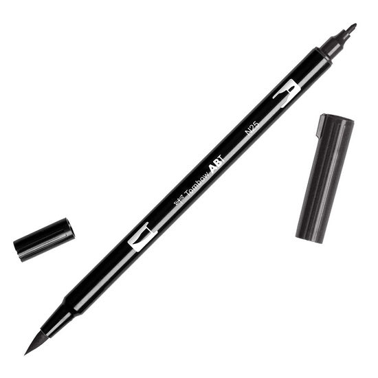 Dual brush pen lamp black