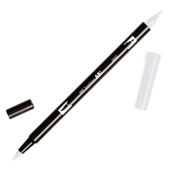 Dual brush pen colorless
