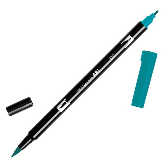 Dual brush pen jade green