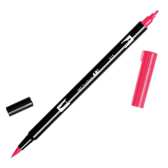 Feutre-pinceau double pointe cerise