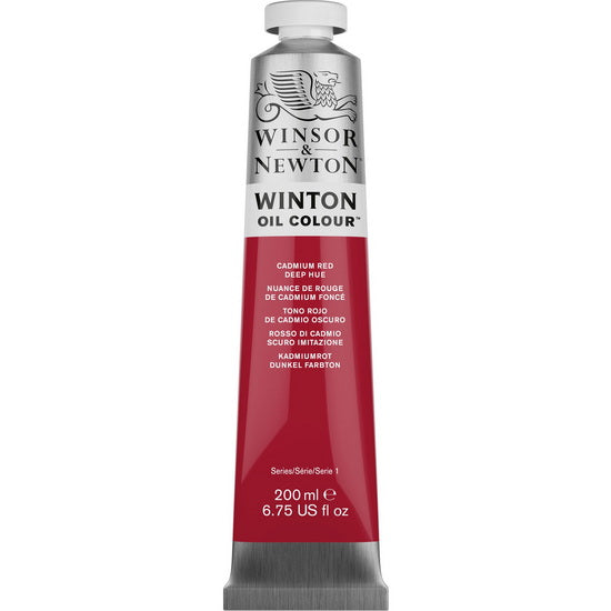 Winton oil - 200ml - cadmium red deep hue - s1