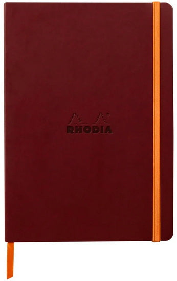 A5 Softcover Notebook Burgundy ligne