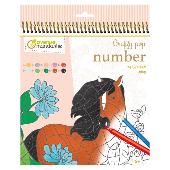 Graffy pop number : chevaux