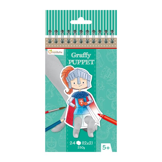 Graffy puppet: dragons and knights