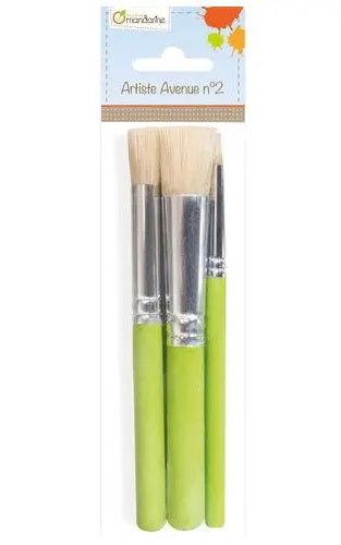 3-Pack Stencil Brushes