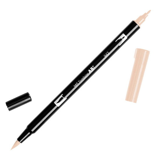 Dual brush pen tan