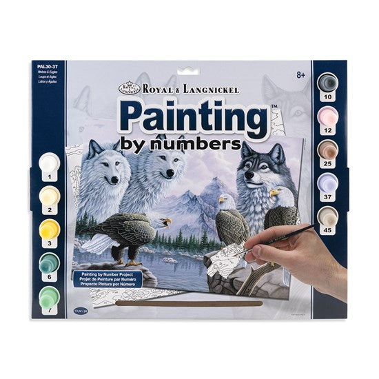 Paint By Numbers Wolves