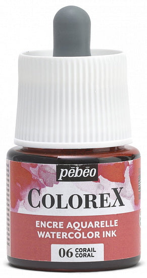 Watercolor ink - colorex - 45ml - coral