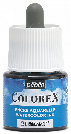 Watercolor ink - colorex - 45ml - china blue