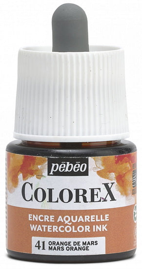 Watercolor ink - colorex - 45ml - mars orange