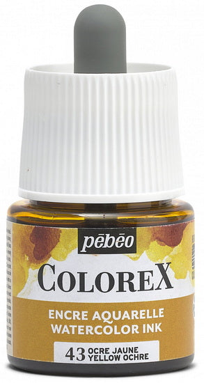 Watercolor ink - colorex - 45ml - yellow ochre