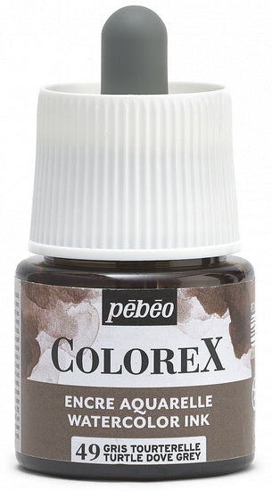 Watercolor ink - colorex - 45ml - turtle dove grey
