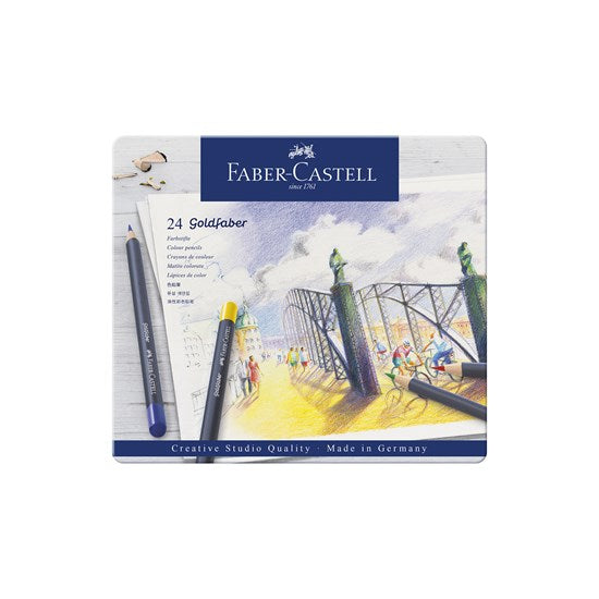 Set of 24 goldfaber colored pencils