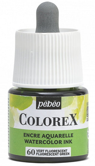 Watercolor ink - colorex - 45ml - fluorescent green