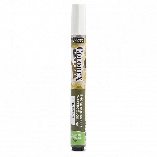 Marqueur aquarelle - colorex - vert olive