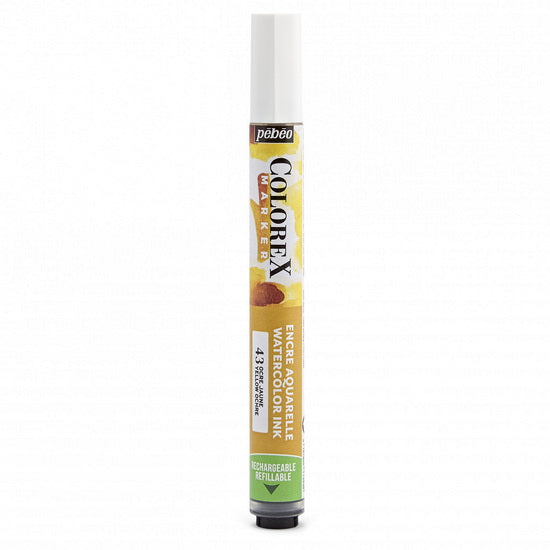 Marqueur aquarelle - colorex - ocre jaune
