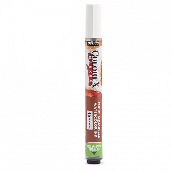 Marqueur aquarelle - colorex - sanguine