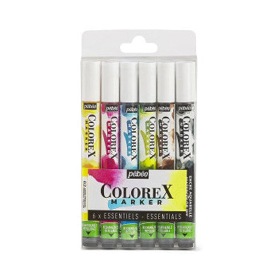 Ens marqueur aquarelle - colorex - asst essentiel (6)
