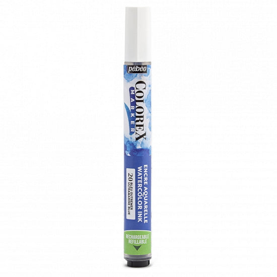 Marqueur aquarelle - colorex - bleu outremer