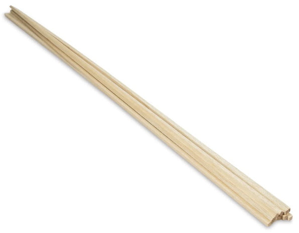 Balsa Wood - 0.25 X 36 X 0.25 INCHES