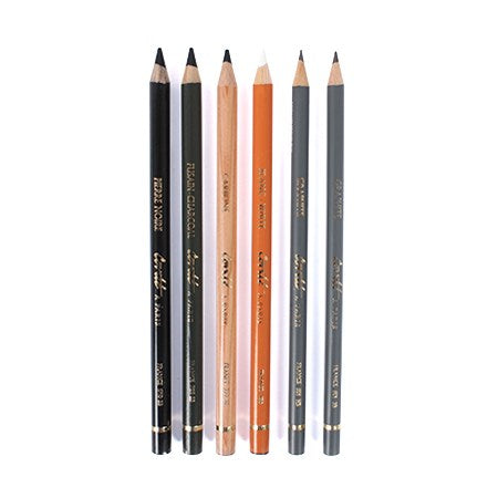 Ens. 6 crayons à dessin