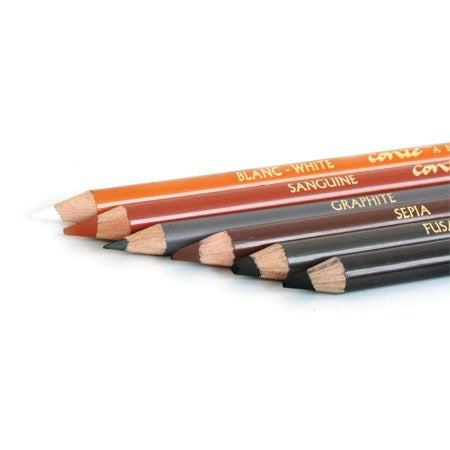 Ens. 6 crayons à croquis