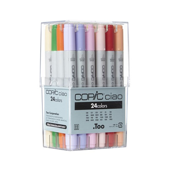 Ens. 24 marqueurs copic ciao couleurs de base