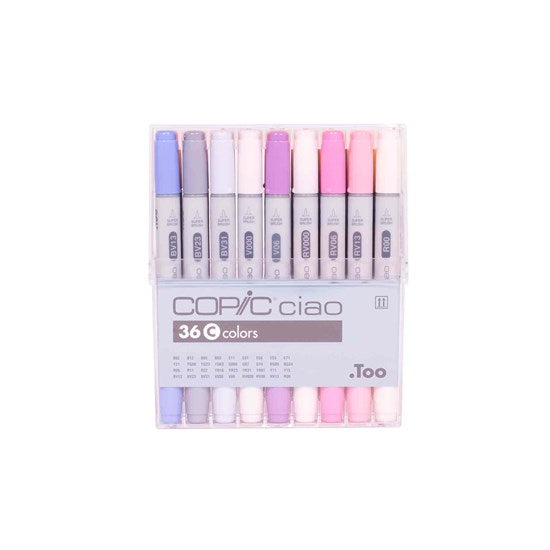 Ens. 36 marqueurs copic ciao c