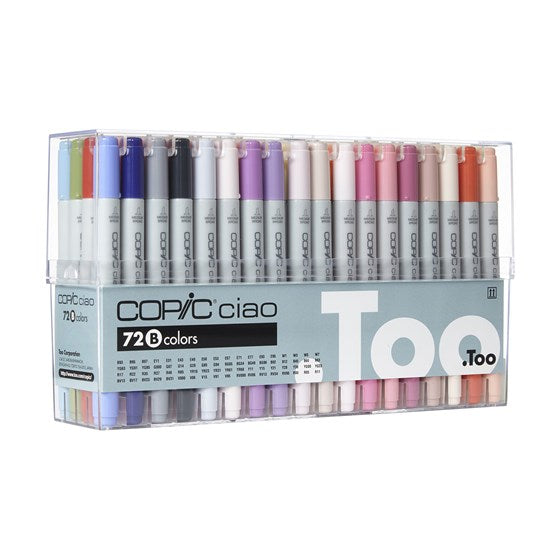 Ens. 72 marqueurs copic ciao b