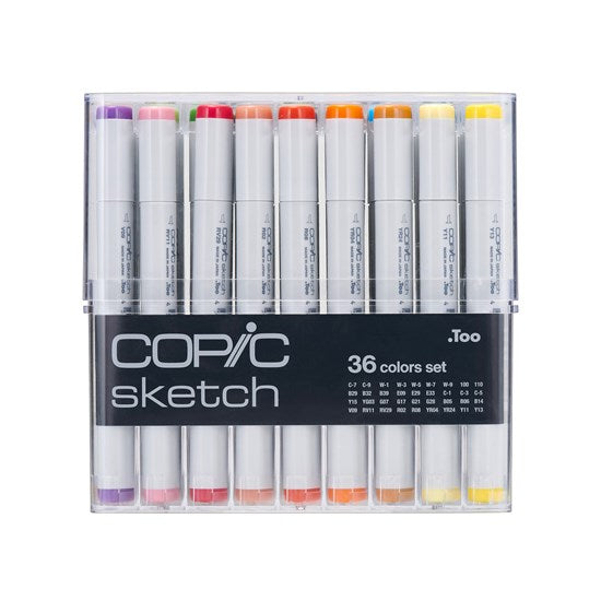 Set of 36 Copic Sketch Markers