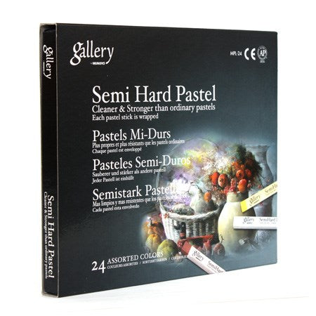 Semi-Hard Pastels (24)