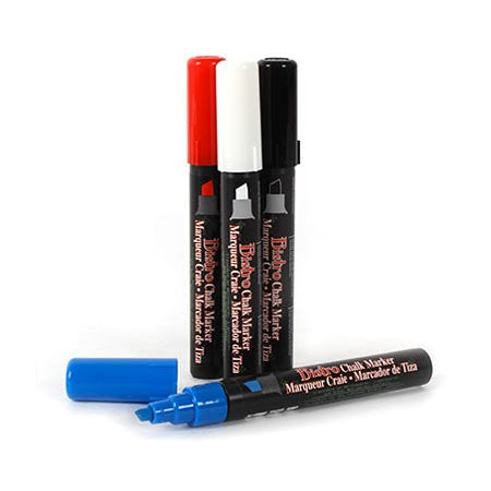 Set. 4 chalk markers - bistro - chisel - basic