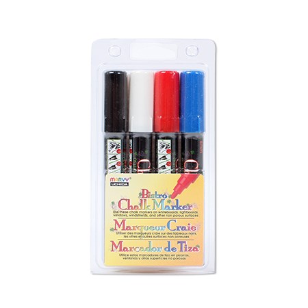 Set. 4 chalk markers - bistro - medium - set c