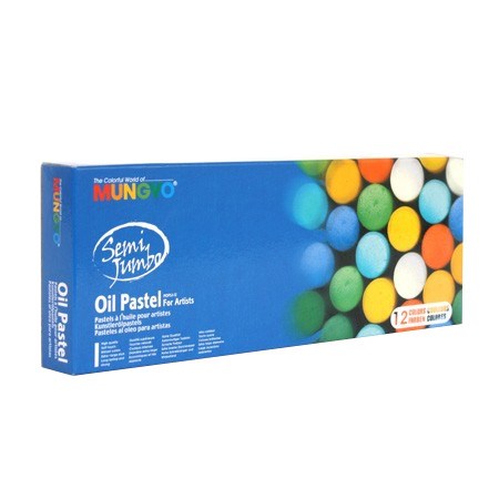 Set of 12 Semi-Jumbo Oil Pastels