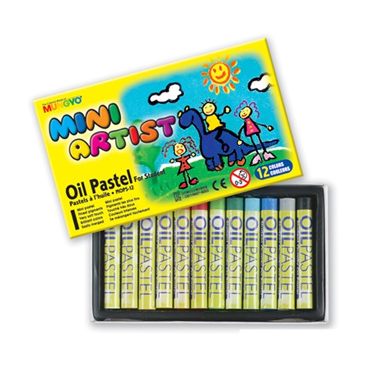 12-Pack Mini Artist Oil Pastels