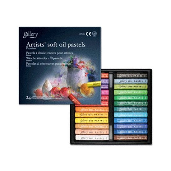 Set of 24 Soft Oil Pastels