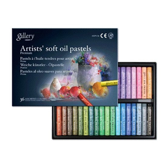 Set of 36 Soft Oil Pastels