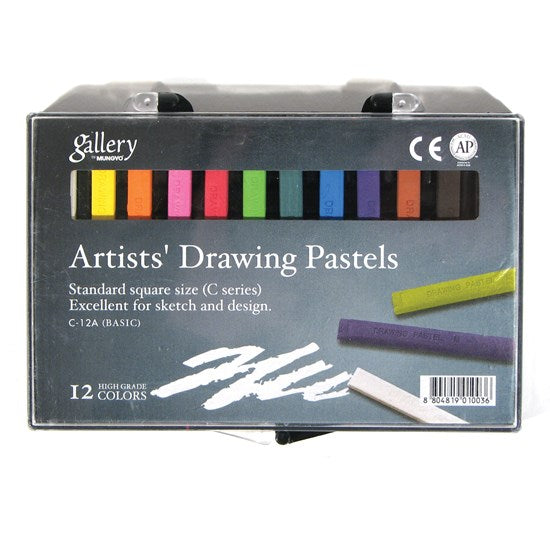 Set of 12 Square Pastels