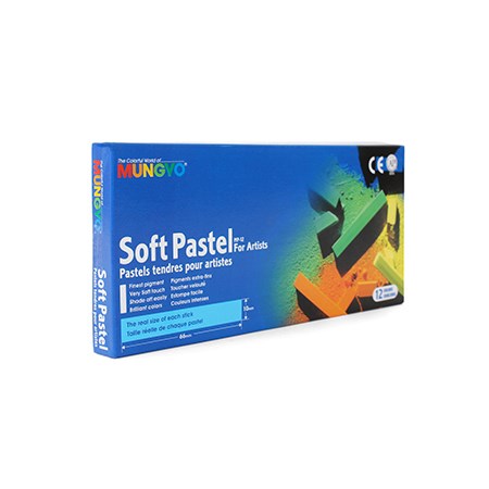 Set of 12 Square Dry Pastels