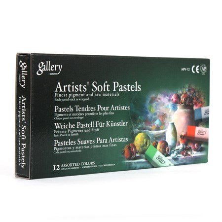 Set of 12 Square Dry Pastels