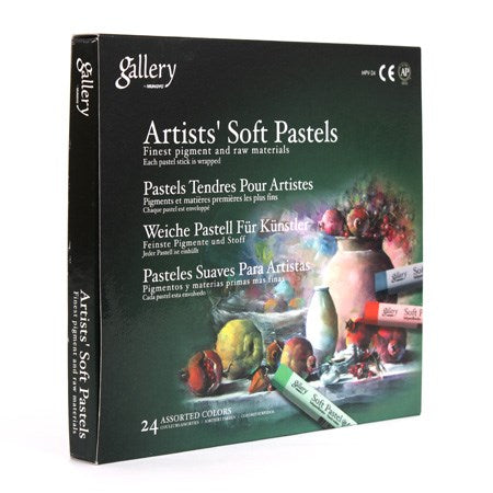 Set of 24 Square Dry Pastels