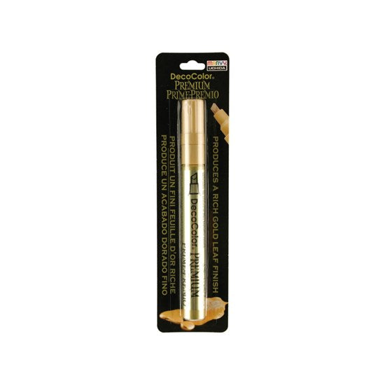 Paint marker - decolor - chisel - gold