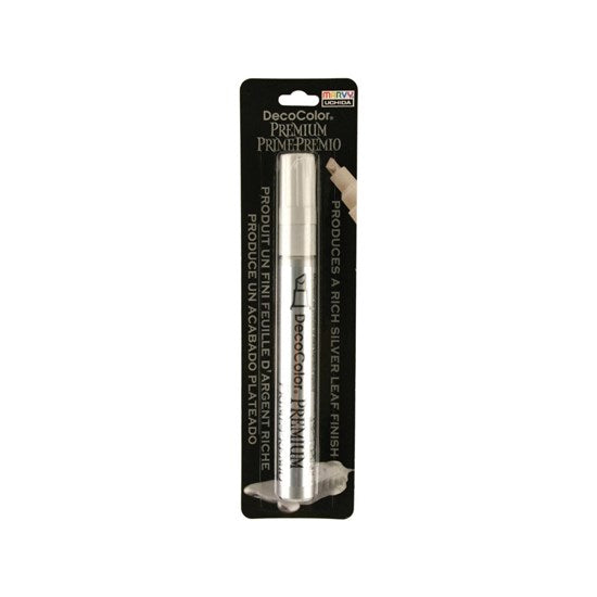 Paint marker - decolor - chisel - silver
